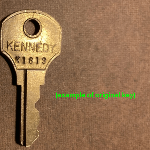 Kennedy K**** Series Toolbox Key Example