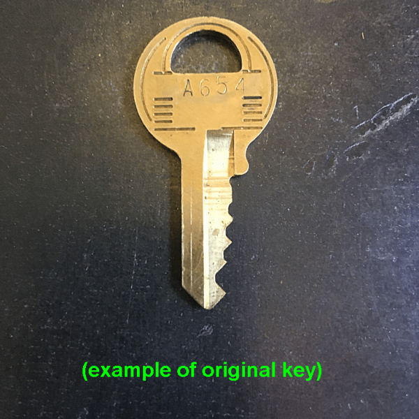 Masterlock #5 Padlock Key Example