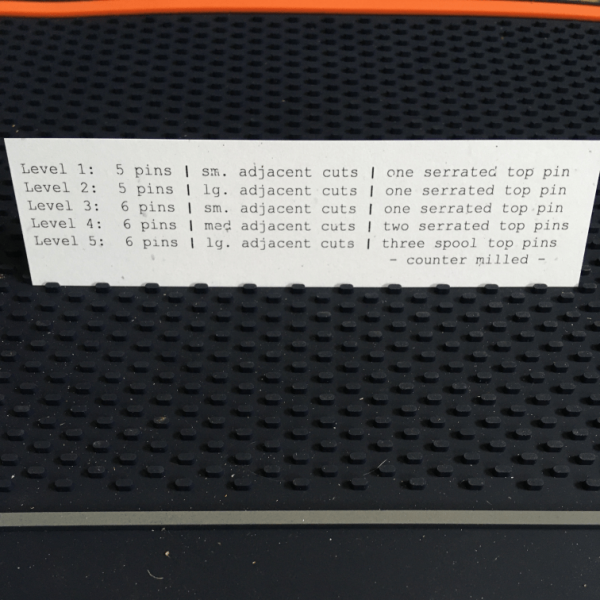 Advanced Lock Picking Practice Set Card