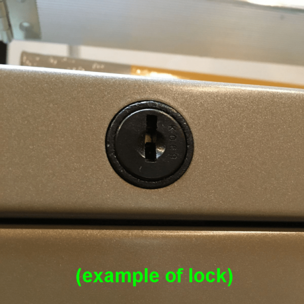 Knoll Filing Cabinet Lock Example