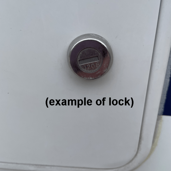 RV & Snug-Top Camper TriMark Lock Example