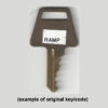 American AM3 Padlock Key Example