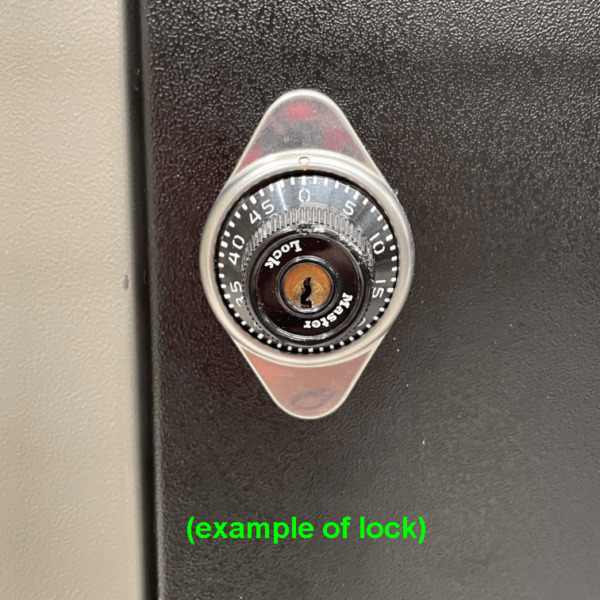 Masterlock Combination Override Lock Example